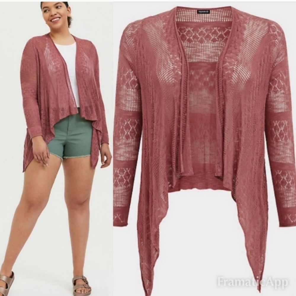 Mauve cardigan